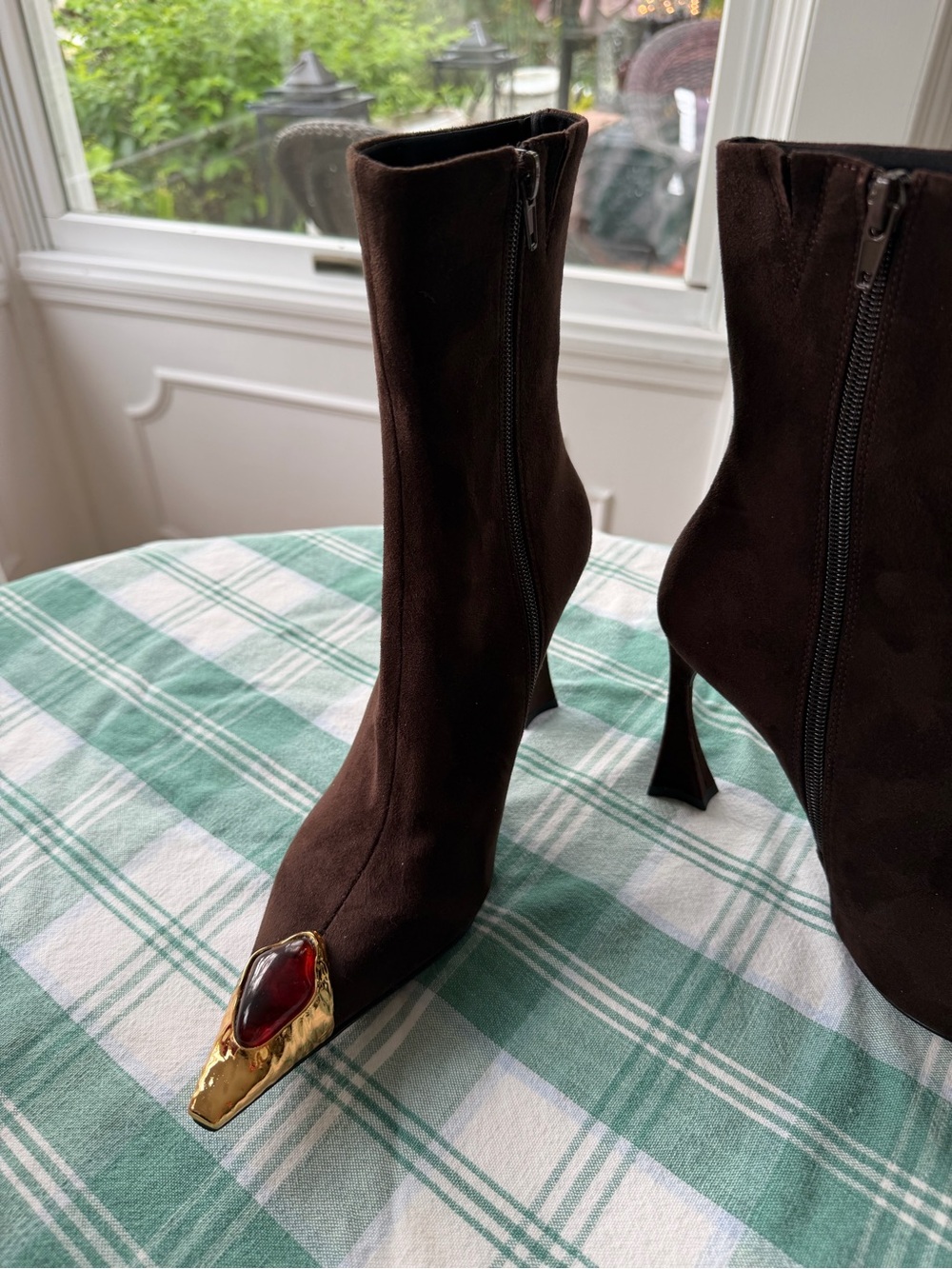 Jeffrey Campbell “the stone “espresso brown suede size 6 nwt sold out - Picture 6 of 9